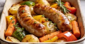 Sausage traybake recipes: Easy roasted tray bake ideas