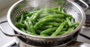 How long to steam green beans perfectly every time