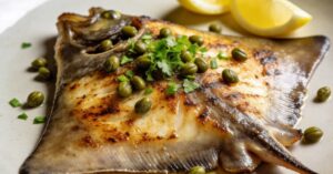 How to cook ray wings: A simple skate wing recipe with capers and parsley