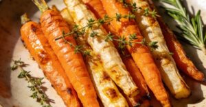 How to roast carrots and parsnips with honey glaze and rosemary